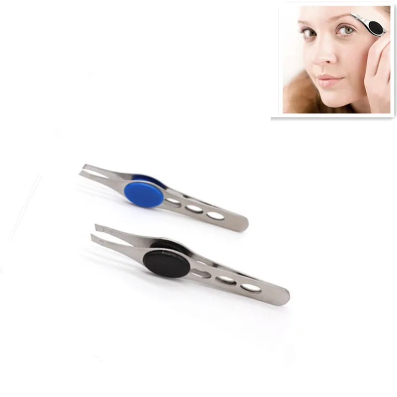 

1pc Eyebrow Tweezer Stainless Steel Eyelash Extension Tweezers Eye Hair Removal Face Makeup Tools Beauty Essential For Lady Hot