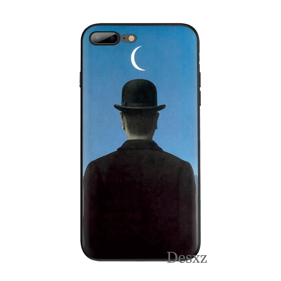 Мобильный чехол для телефона для iPhone 11 Pro XR X XS Max iPhone 6 6S 7 8 Plus 5 5S SE чехол Rene Magritte сумка корпус - Цвет: B2