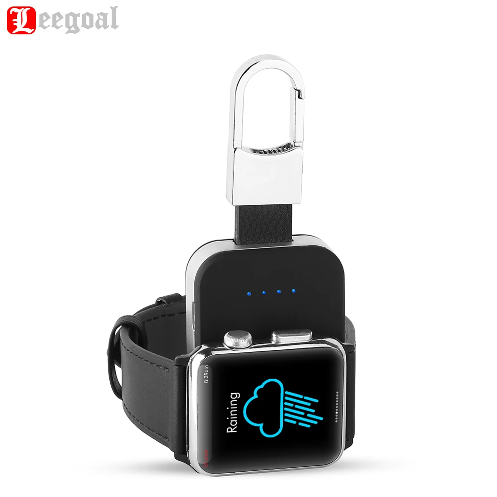 

Portable Wireless Charger for Apple Watch for iWatch 1 2 3 4 QI Wireless Charger 950mah Power Bank Battery Pack For Outdoor