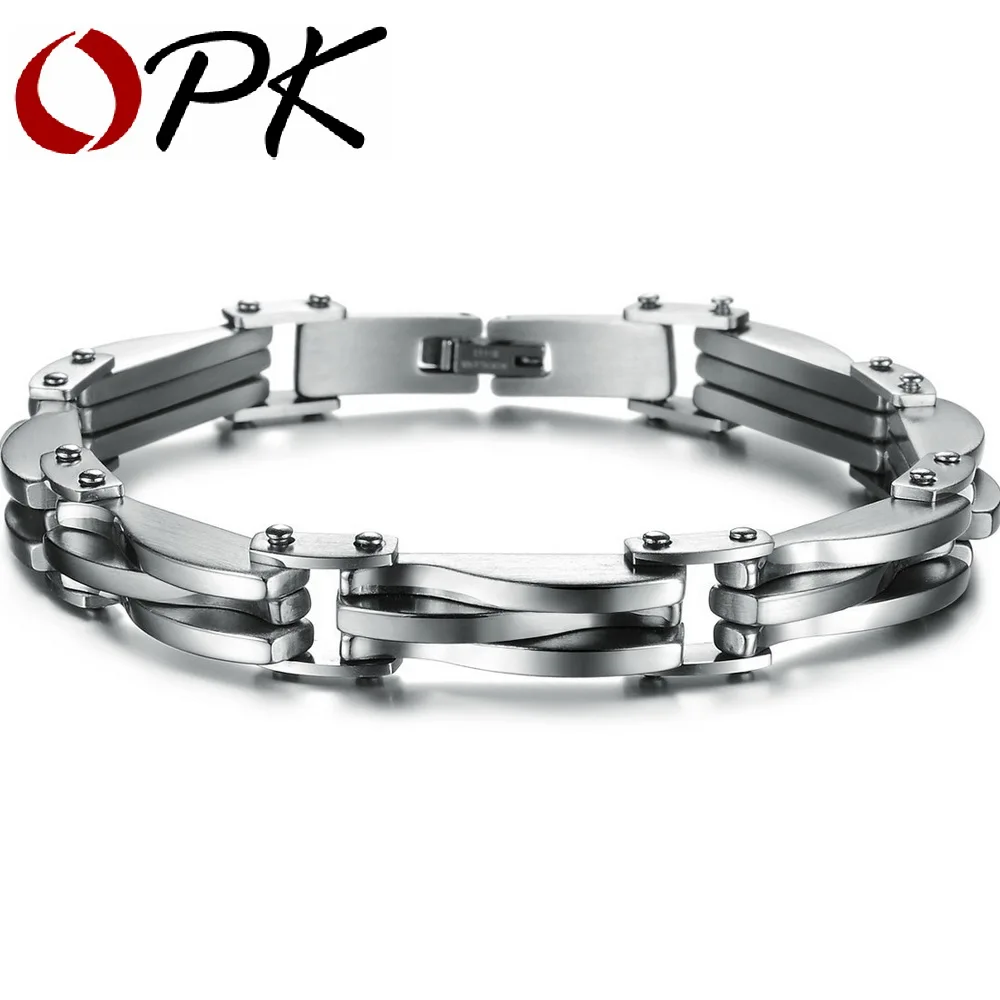 ОПК ЮВЕЛИРНЫЙ Фирменная Новинка Личность мужчины браслет изделия тяжелые металлические текстура 8.7 inch Homens да Moda Pulseira, 682