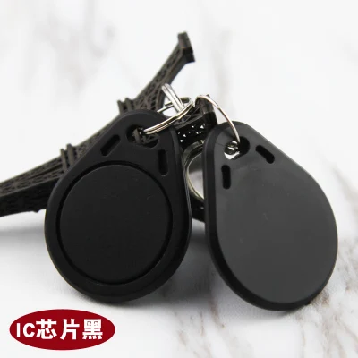 

1000pcs 13.56MHz IC M1 S50 Keyfobs Tags Access Control RFID Key Finder Card Token Attendance Management Keychain ABS Waterproof