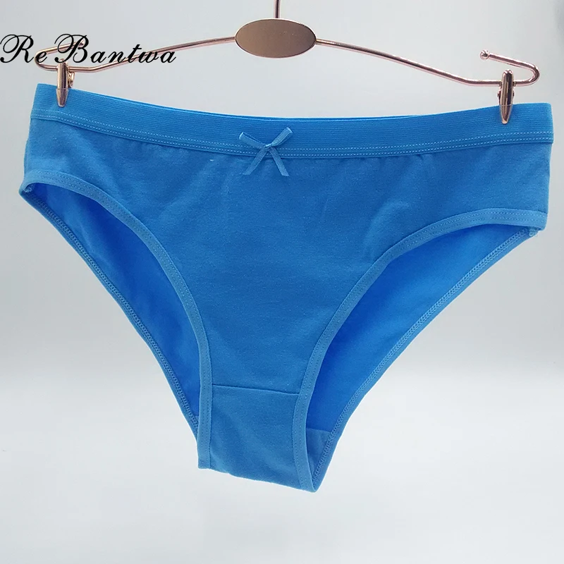 Rebantwa 3pcs Cotton Women's Underwear Sexy Panties Sexy lingerie Briefs For Ladies T back