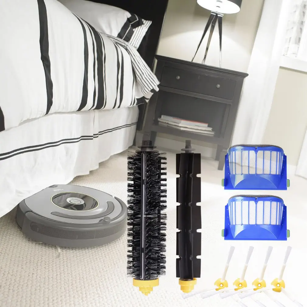 main brush side brushes AeroVac Filter for iRobot Roomba 600 620 630 650 660 675 680 690 for iRobot Roomba accessories