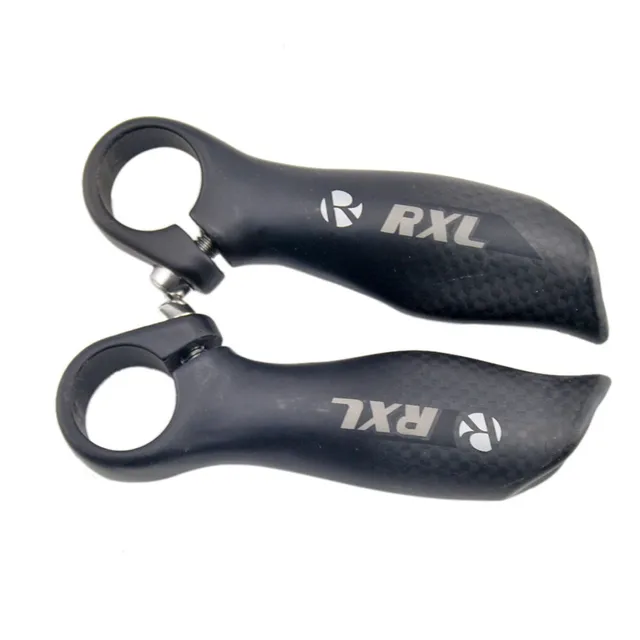 RXL SL Bicycle Handlebar Horns Carbon Fiber Mountain Bike Bar Ends 3K