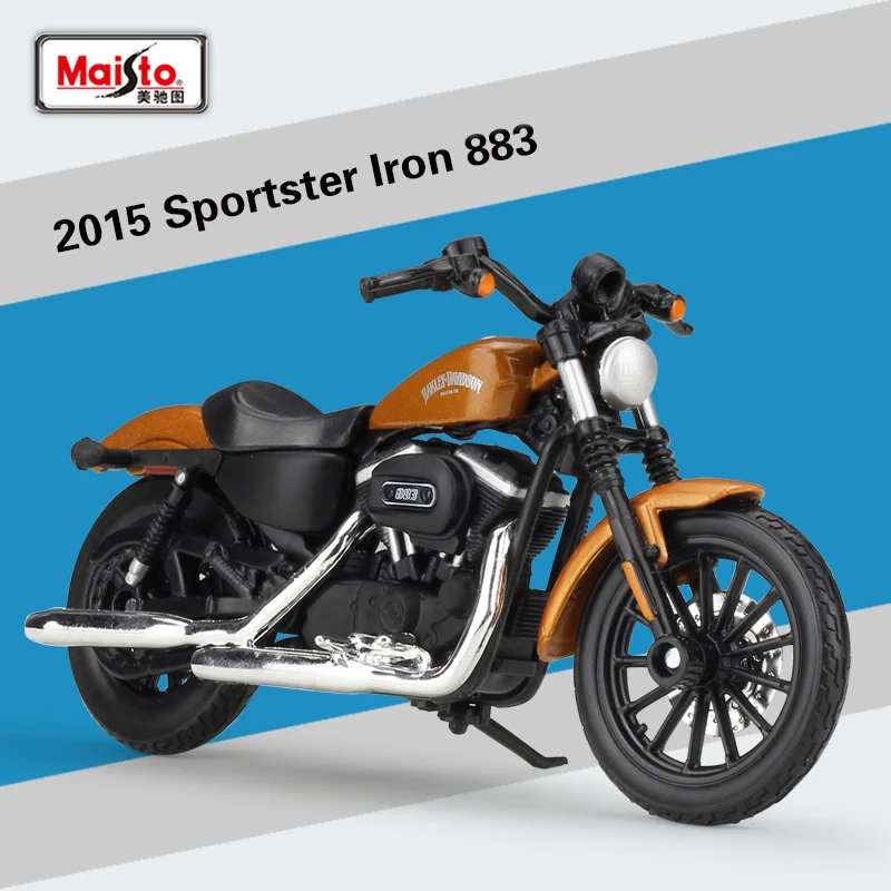 Maisto 1:18 Масштаб 2014 Sportster гладить 883 сплав литая модель мотоцикла для детей игрушки