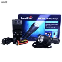 Scuba Diving Flashlight Cree XM-L2 LED 900 Lumens 26650 Dive Torch Super Hight Light