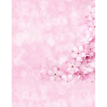 

TR 8x8ft digital pink bokeh flowers printed photo studio backdrops studio background for indoor newborn baby wedding backgrounds