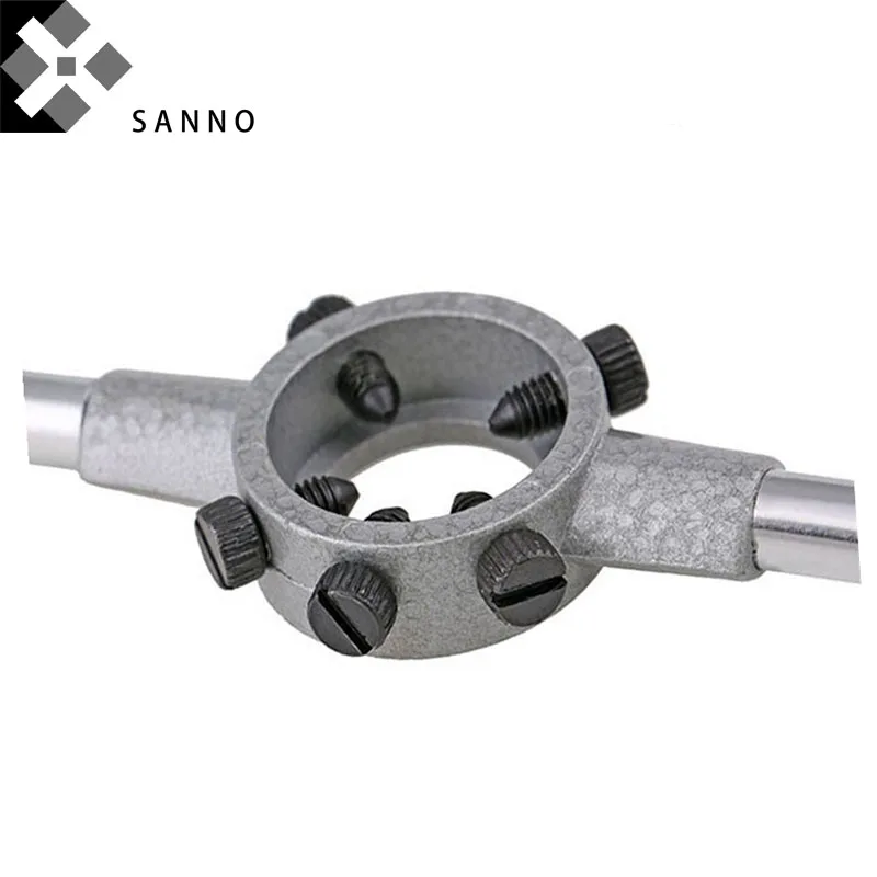 Round die stocks M27-M36  M28-M32  M30-M36  M39-M42  M45-M52  M56-M60 hand taps metric thread die holder wrench tap (1)