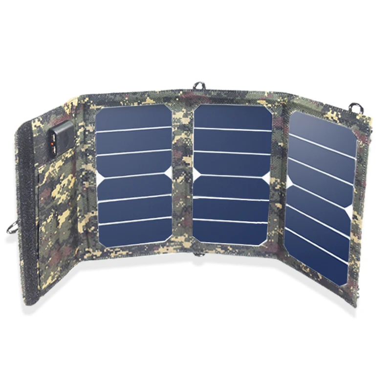 Camuflagem portátil cores 20 w dobrável dobrável