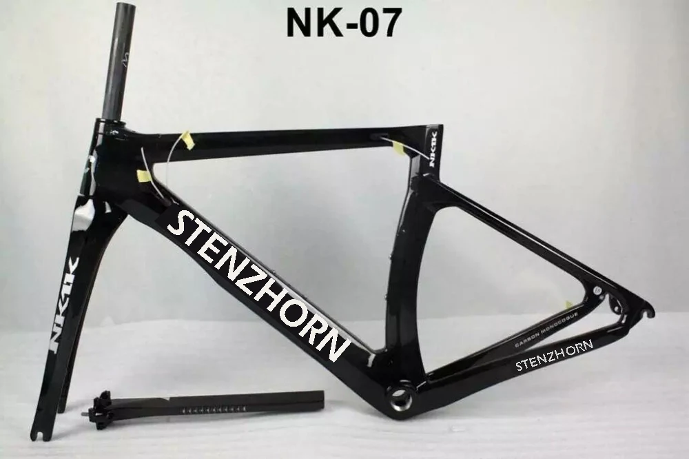 Top white color with white decals 3k carbon road bike 2017 stenzhorn NK1K frame racing bike carbon road frame cheap carbon bikcycle 8