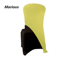 Заводская цена 100 шт Чехол для стула из спандекса чехол для свадебного стула пояса события для свадебного декора