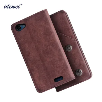 

IDEWEI For Prestigio Muze E5 LTE Case Cover Luxury Leather Flip Case For Prestigio Muze E5 LTE Protective Phone Case