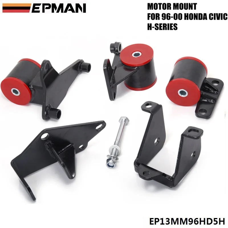 

For 1996-2000 EK HONDA CIVIC H22/H23 H-SERIES ENGINE SWAP CONVERSION MOTOR MOUNTS EPMAN EP13MM96HD5H