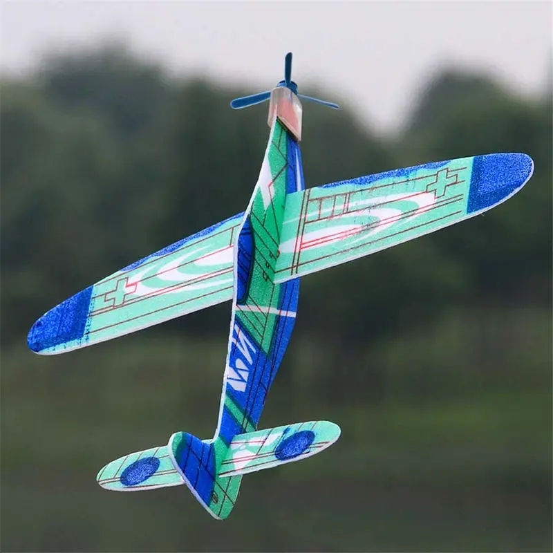 19 см ручной бросок Летающий планер самолеты EPP пенопластовый Самолет мини-Дрон модель самолета игрушки для детей случайный цвет