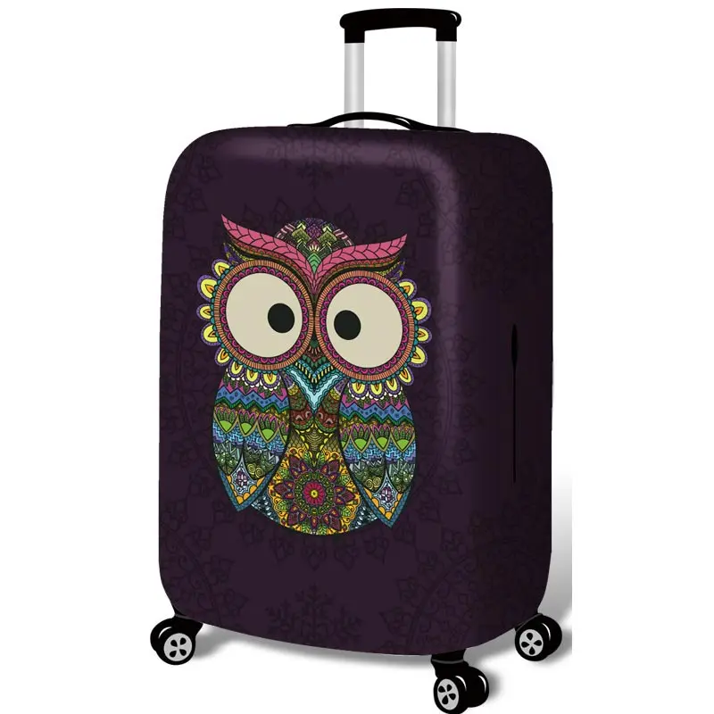 Thickened Luggages Protective Cover for 18-30 Inch Trolley Cases Waterproof Elastic Suitcases Bag Dust Rain Covers lion leopard