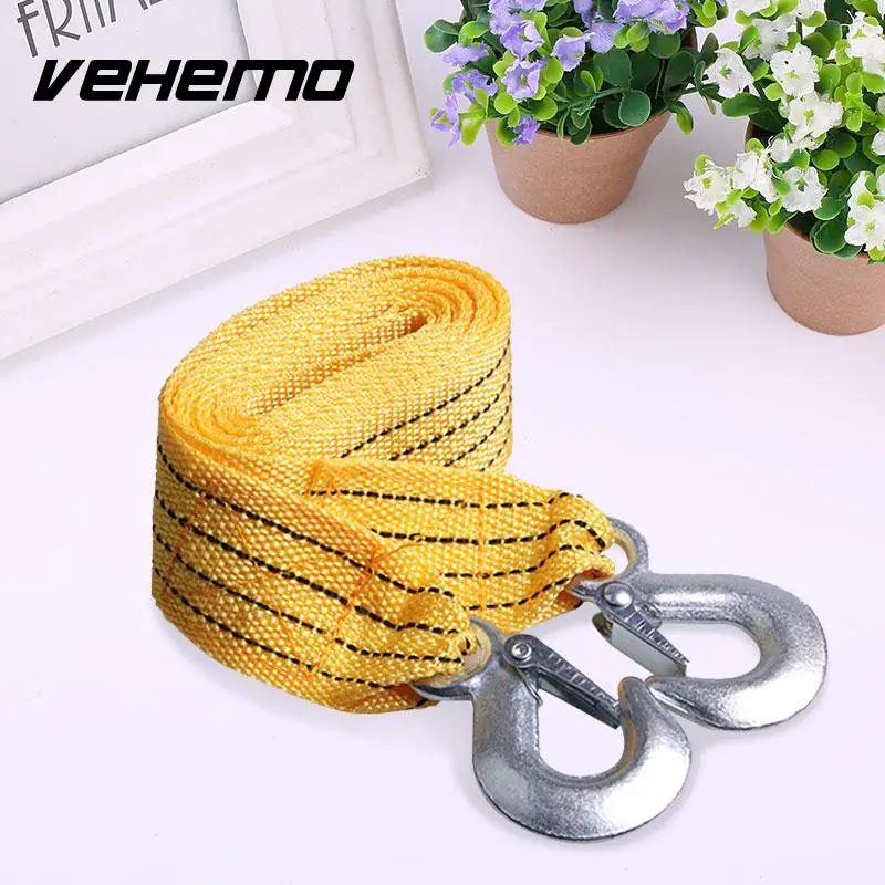 سحب الشريط حبل مع خطاف سحب استعادة قوة المركبات الثقيلة لسيارة