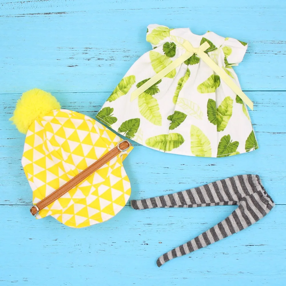 free shipping for blyth doll icy 1/6 30cm yellow hat green dress clothes stockings underwear free shipping for blyth doll icy 1/6 30cm yellow hat green dress clothes stockings underwear