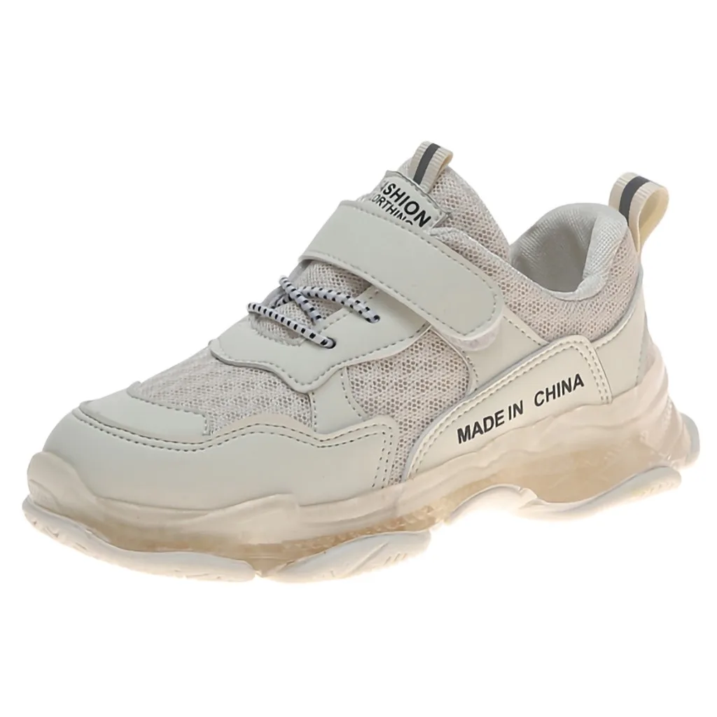 

Children Kid Baby Boys Girls Solid Mesh Led Luminous Sport Run Sneakers Shoes Casual Breathable Outdoor Kids Sneakers Boy
