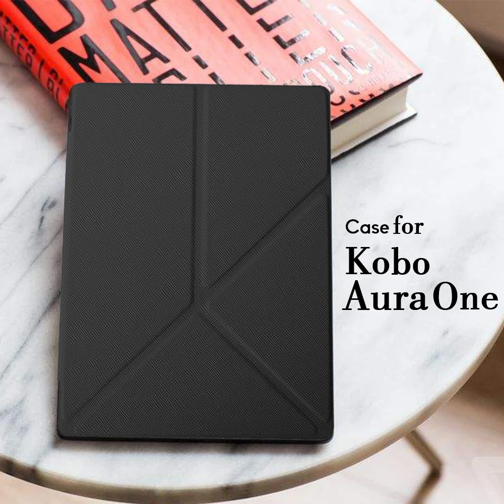 Чехол оригами для Kobo aura One, 7,8 дюймов, для чтения электронных книг, Магнитный чехол из искусственной кожи, чехол для kobo aura, чехол для чтения электронных книг, чехол для сна