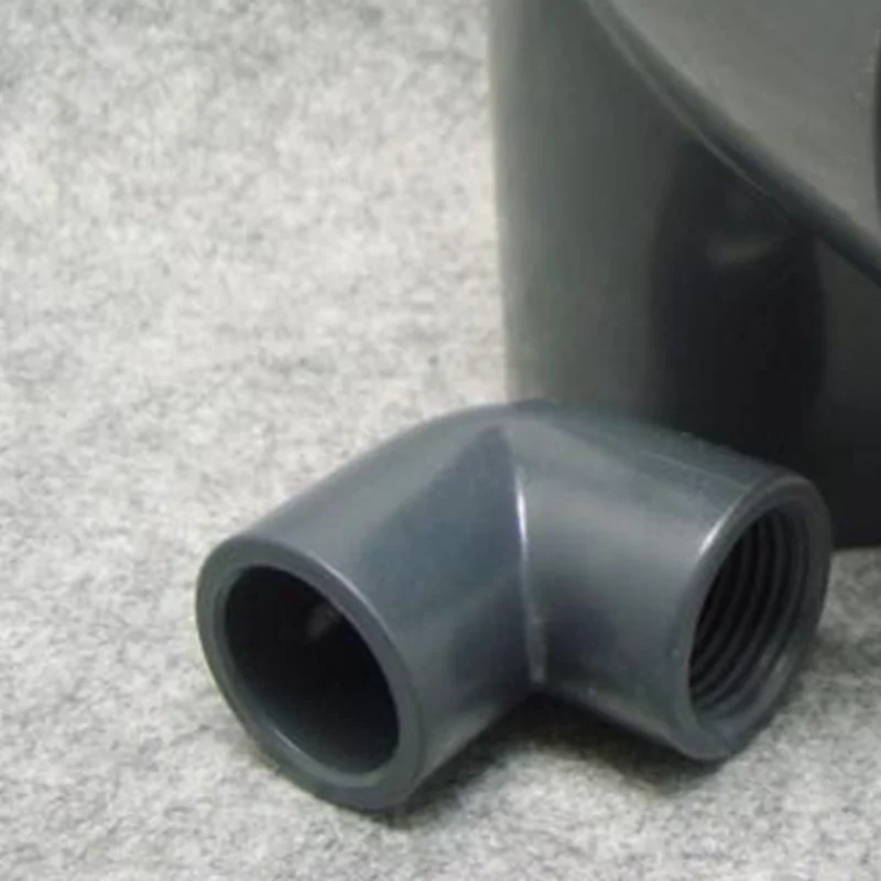 10Pcs/Lot UPVC G 1/2''Thread To DN15(20mm) Faucet 90 Degree Elbow Connector High Quality Plastic Irrigation Water Pipe | Дом и сад