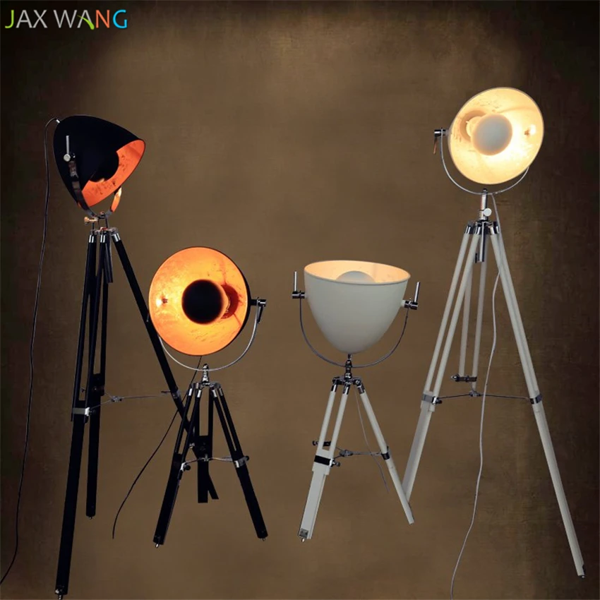

Nordic Creative Tripod Floor Lamp Loft Retro Iron Floor Lamps for Living Room Bedroom Clothing Shop Home Lighting Fixtures Decor