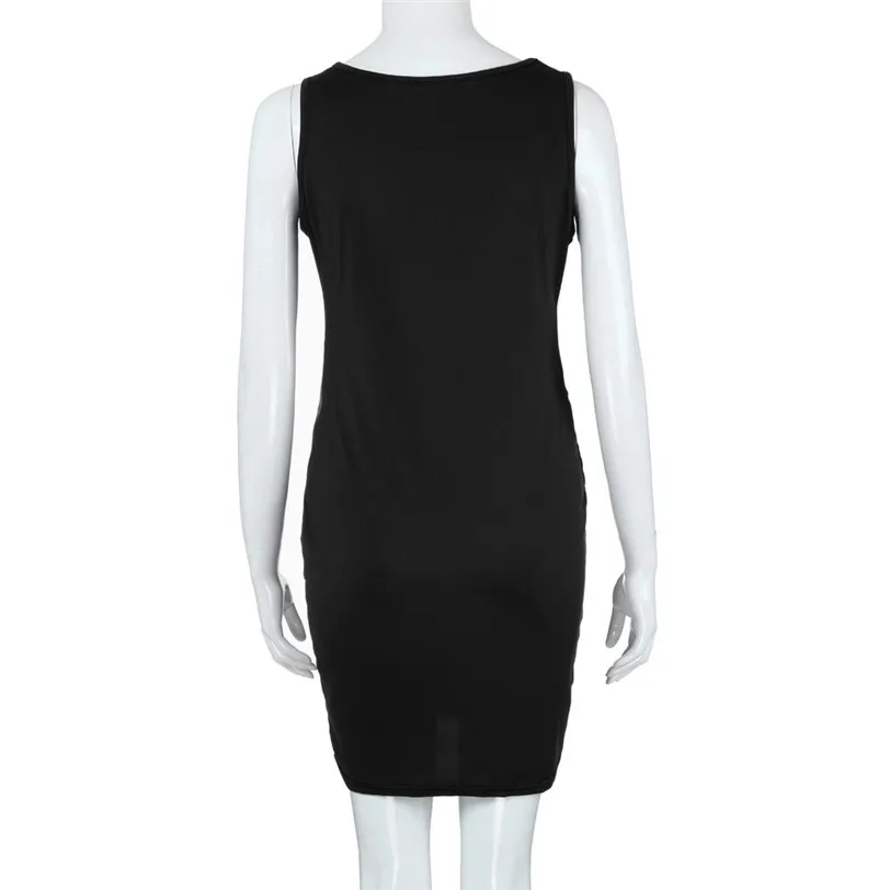 2018 Summer Dress Women Pregnants Bandage Dress Bodycon Robe Femme Mini Black Dress Sleeveless Casual Vestidos Wholesale noAR17 (34)