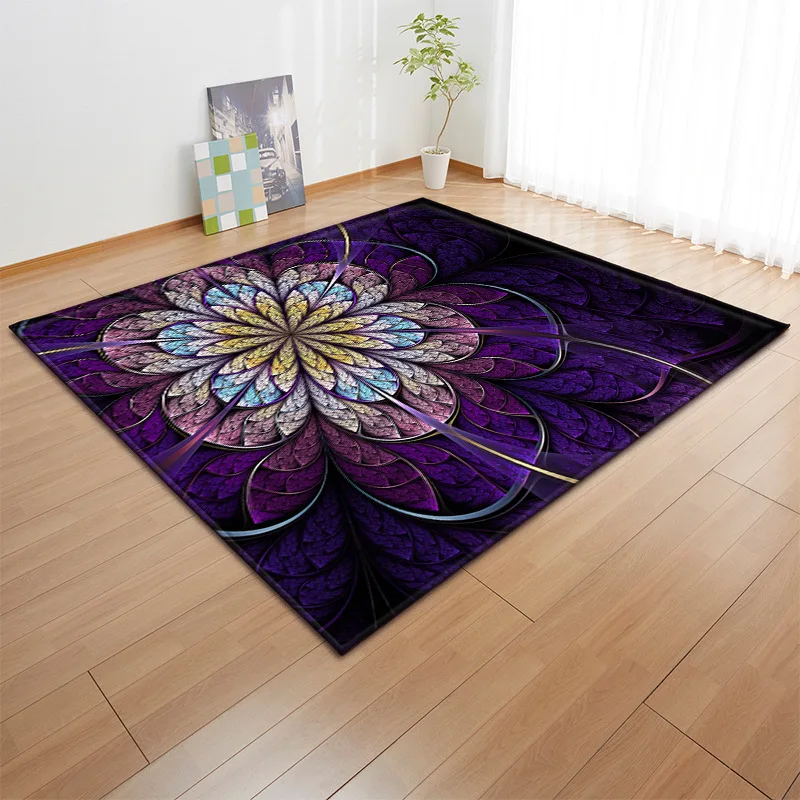 colorful 3d Living room large carpet bedroom rug anti-slip mats alfombra kids area rugs for home living room soft sofa tapete - Цвет: c1221-112