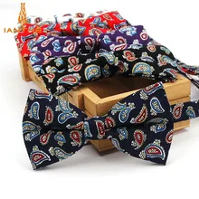 Ianthe мужские брендовые новые винтажные свадебные галстуки-бабочки с принтом пейсли для мужчин Vestido Gravatas галстук для жениха бабочка модный галстук-бабочка
