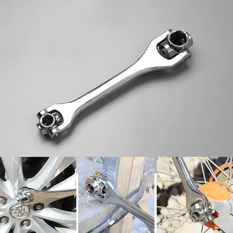 

Wrench Multifunctional Sleeve Wrench Interface Wrench Universal Rotation for Car Repair Necessary Magnetic Multitool 360 Handle