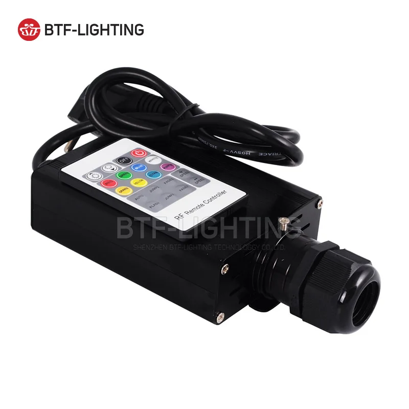 Buy RGB 16W LED Fiber Optic Engine Driver with 20key RF Remote Controller For