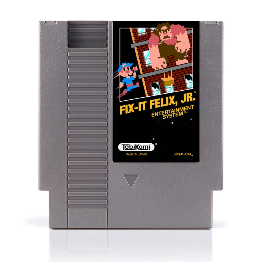 Fix it Felix Jr 72 контакта 8bit игра Карта Прямая поставка!|fix-it felix|games card gamescard |
