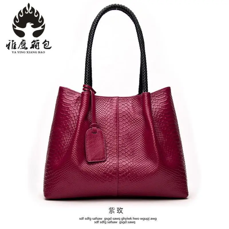 

Genuine Leather Women Handbags Fashion Leather Tote Shoulder Bag Bolsas Femininas Large Capacity Casual Women Bags