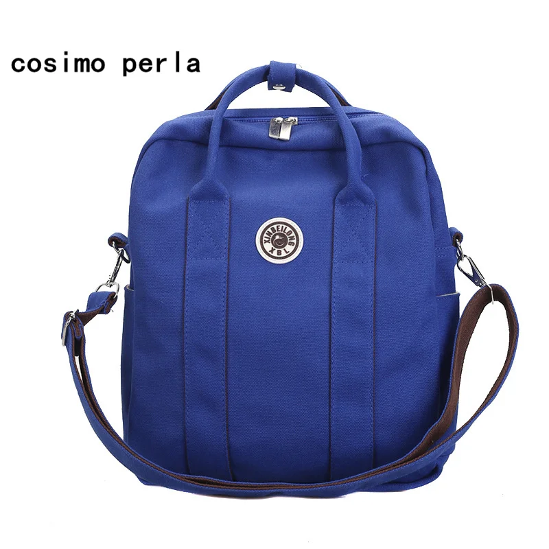 

Mochila Kanken Canvas Backpack for Teenage Girls Top Handle Shoulder Bag Korean Women Square Student Backpacks to School bookbag