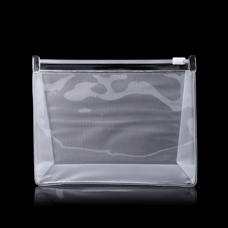 

Transparent PVC Cosmetic Bag Portable Waterproof Zipper Travel Makeup Organizer