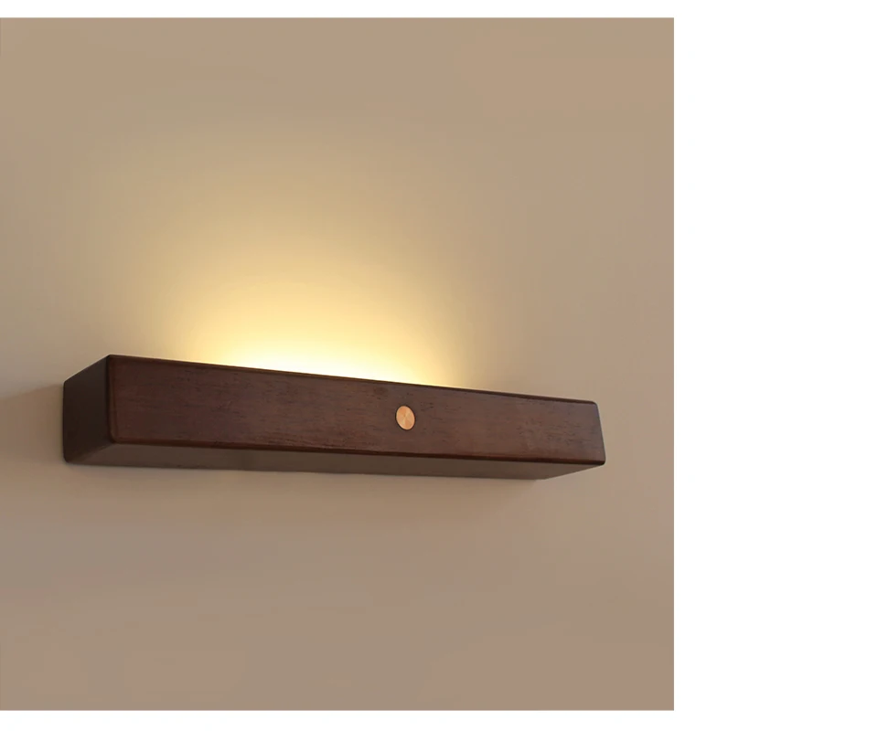 Aisilan скандинавские деревянные настенные светильники для гостиной, спальни, коридора, зеркало для чтения, художественная настенная лампа для дома, 90-260 в