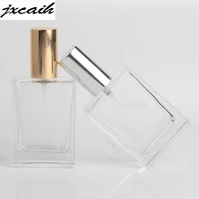 Горячая 1 шт 30 мл портативный прозрачный стеклянный флакон духов с алюминиевым пустой распылитель для парфюмерии