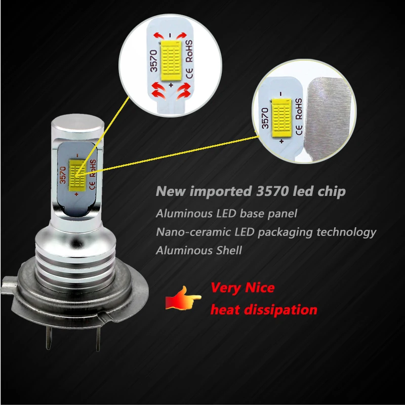 2PCS H7 72W led fog light CSP Chip 1000lm auto led DRL 12V 24V white Golden yellow For Mercedes-Benz E240 R500/R350 S320 G450 2PCS H7 72W led fog light CSP Chip 1000lm auto led DRL 12V 24V white Golden yellow For Mercedes-Benz E240 R500/R350 S320 G450