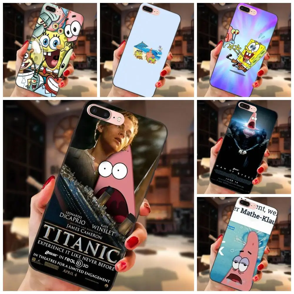 

For Xiaomi Mi Mix Max Note 2 2S 3 5X 6 8 SE A1 Play F1 New Personalized Phone Accessories Case Best Friend Spongebob Patrick