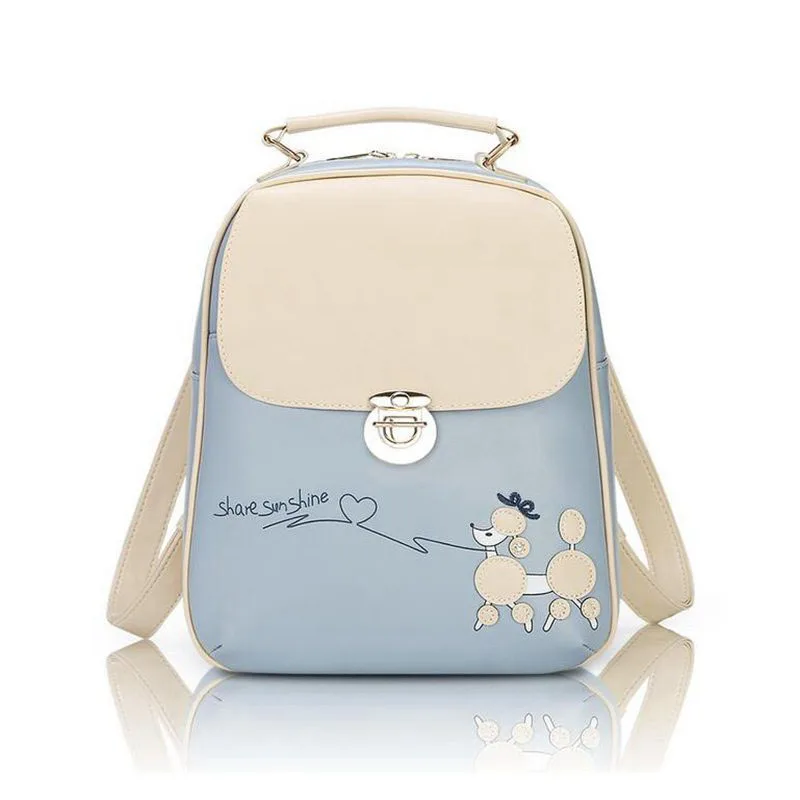 Fashion Women Bags Leather Backpack Casual Style Pack Girls School Bags Zipper Shoulder Women Backpack Mochila