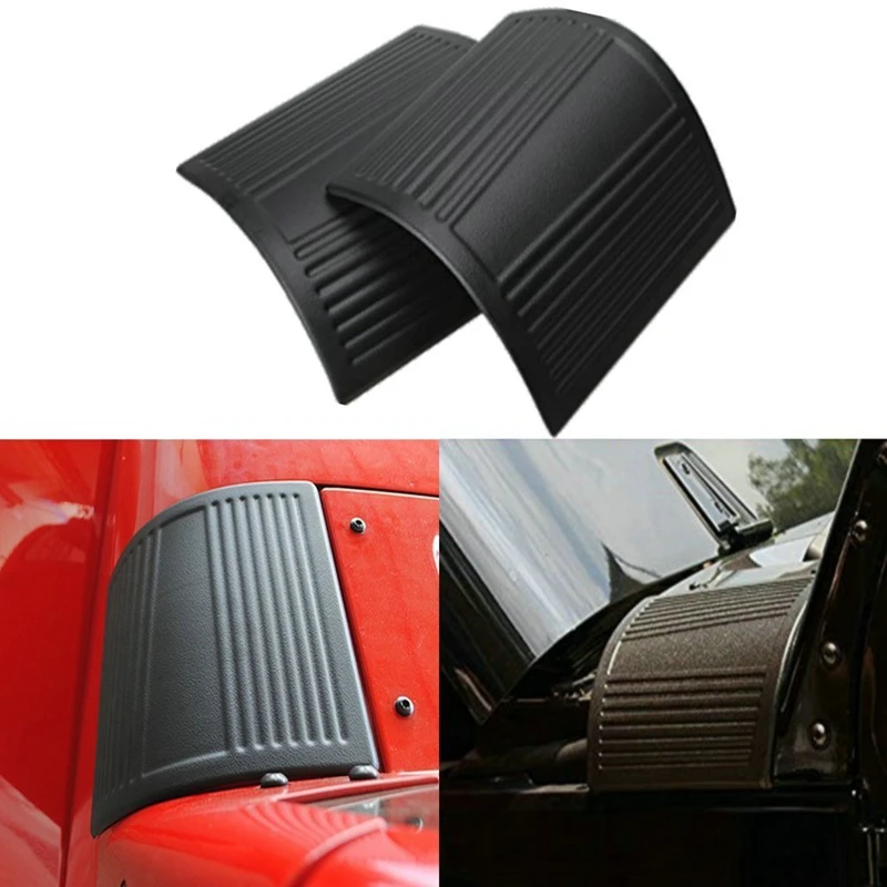 2015 Latest Durable Black Cowl Body Armor - Pair For Jeep Wrangler Rubicon Sahara Jk & Unlimited 2007-2015 (Classic version)