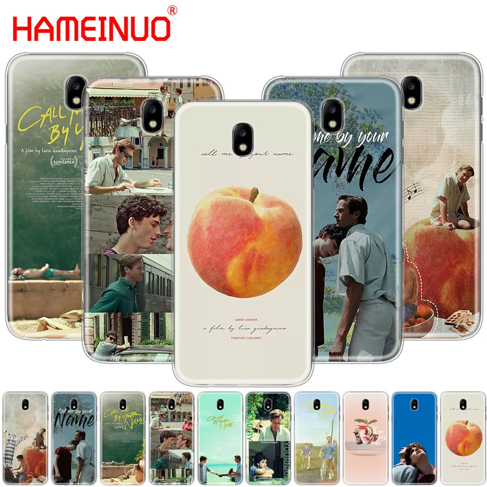 Цветной чехол HAMEINUO с надписью Call Me by Your Name для телефона Samsung Galaxy J3 J5 J7 2017 J527 J727 J327 J330