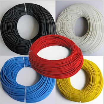 

1Meter 1mm~25mm White Silicone Fiberglass Sleeving Flame-resistant Wire Protection Tube 200 Degree High Temperature Casing