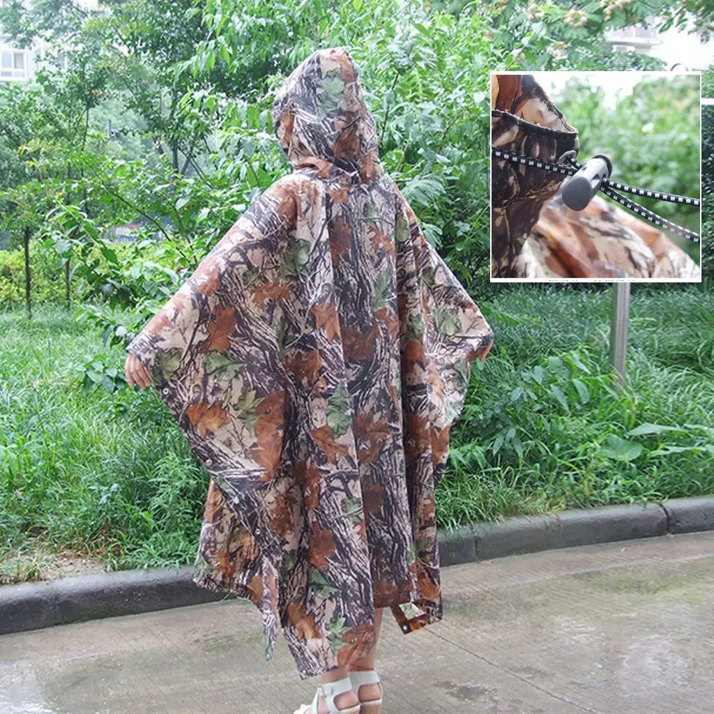 

Waterproof Raincoat Impermeable Multi-Functional Rainwear Men Women Durable Motorcycle Poncho Outdoor Travel Hiking Rain Gear