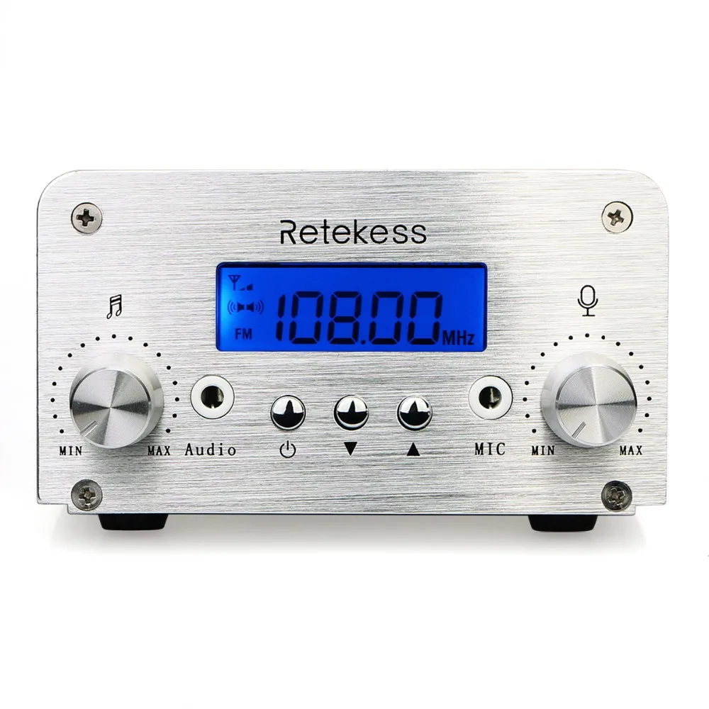 RETEKESS TR501 PLL FM передатчик 1 Вт/6 Вт стерео FM радио вещания передатчик станция для Конференции обучения на открытом воздухе Обучение