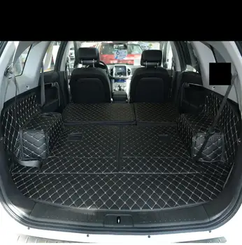 

fiber leather car trunk mat for chevrolet captiva Daewoo Winstorm holden 2006-2017 2016 2015 2014 2013 2012 car accessories