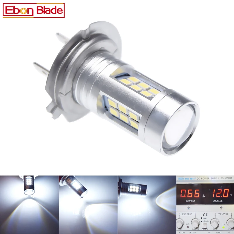 2 x H7 Led Bulbs Headlight Lamp For Kawasaki Ninja ZX6R ZX6RR 250R 650R