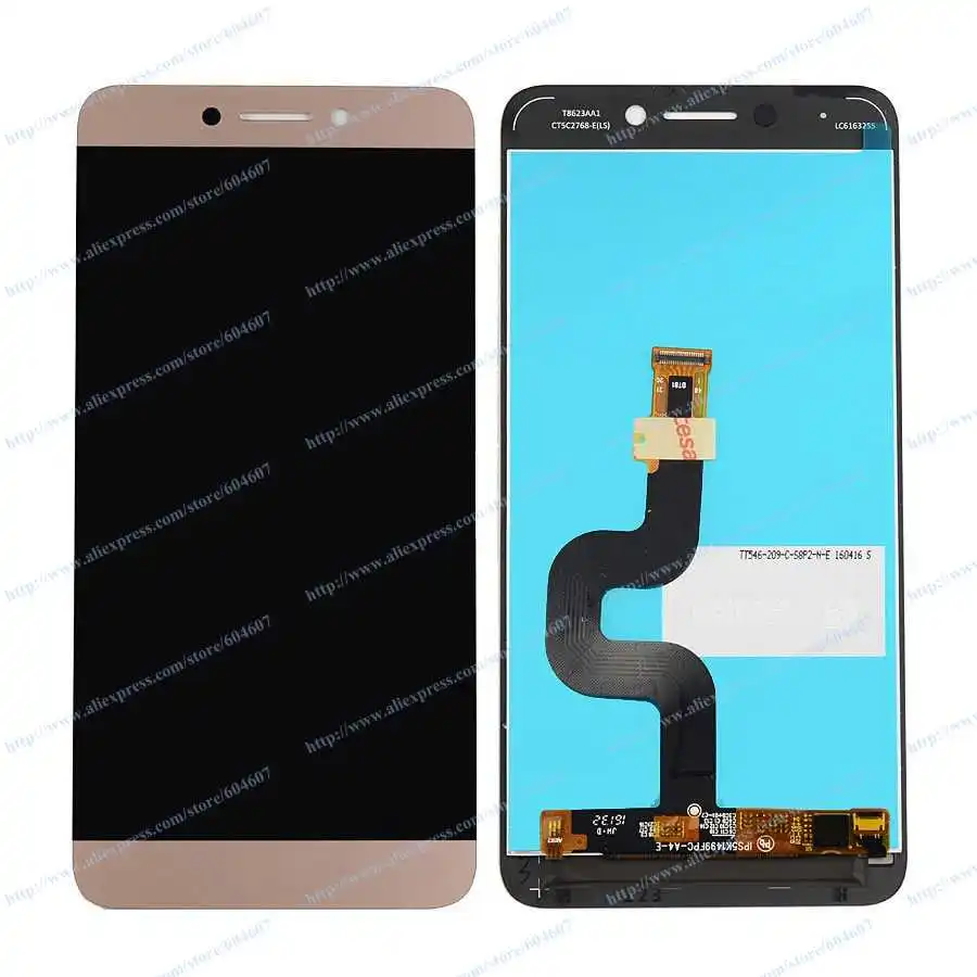 

New Gold OEM Touch Screen Digitizer+LCD Display Assembly For LeTV LeEco Le 2 X620 Phone