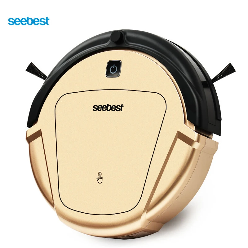 Seebest D750 TURING 1.0 Gyroscope Navigation Vacuum Clean Robot with Water Tank and Planned Clean Route, Robot Vacuum Cleaner