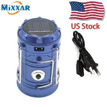США перезаряжаемый походный светильник складной солнечный походный фонарь Портативный тент светильник s фонарь s Открытый Кемпинг Туризм