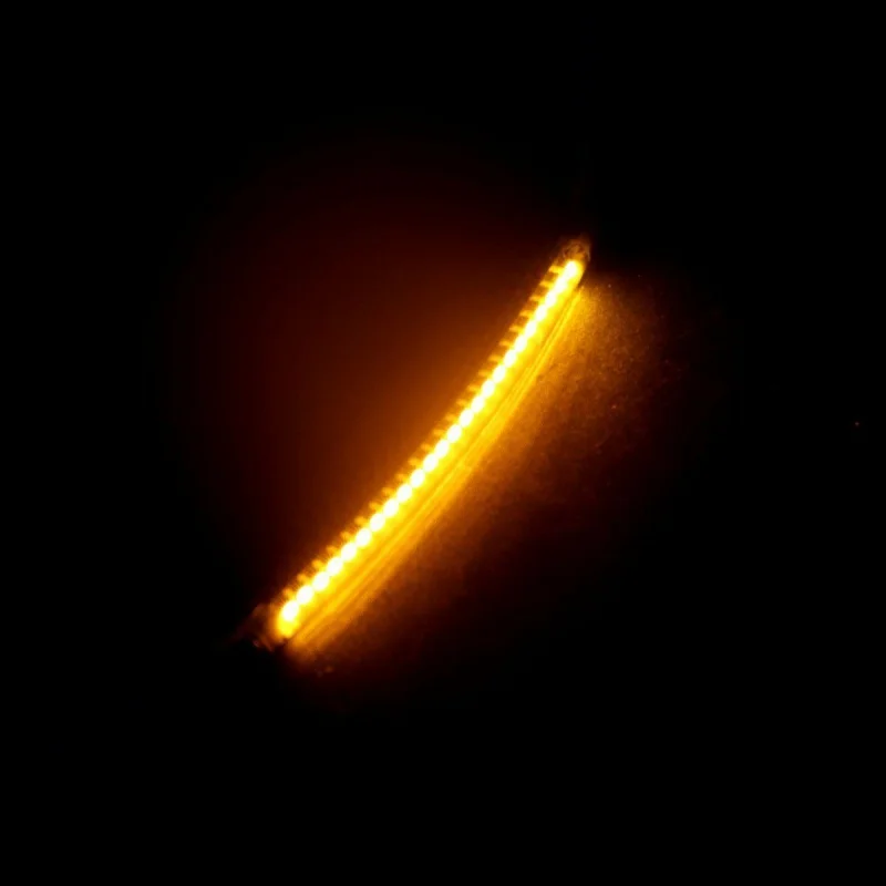 

12V LED Turn Signal Light Motorcycle Fork Strip Light Amber Waterproof Front Shock Indicator Lamp turn signals motorcycles